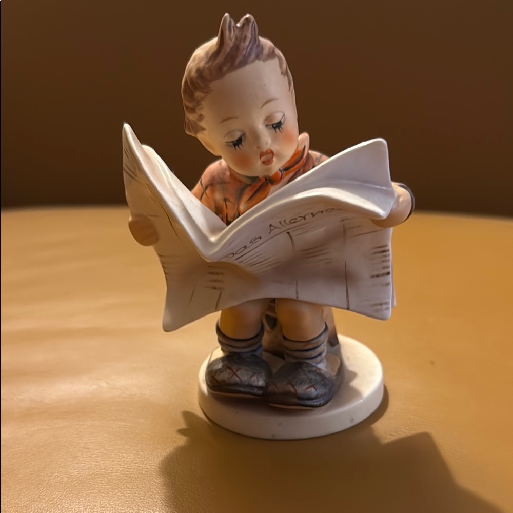 Goebel Orange and White Decor Accent Figurine